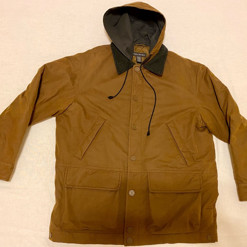 Vintage Banana Republic Tan Field Jacket/Coat Men’s Size Medium
